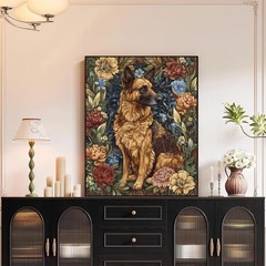 Dog Paint by Numbers Kit for Adults, Dog Paint by Number for Adults, Acrylic Ca
