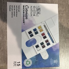 Winsor & Newton Cotman 15pc Watercolor, Field Set NIB