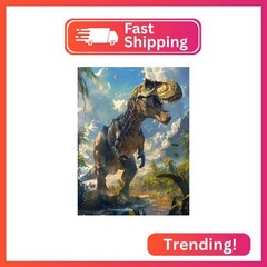 SKRYUIE 5D Dinosaur Diamond Painting Kits – DIY Diamond Art Kits for Adults Fore