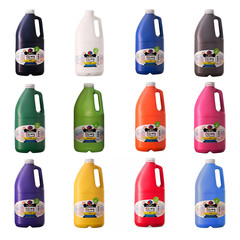 KIDS 2L Poster Paint Washable Zero-VOC Paint Artist Art School Craft