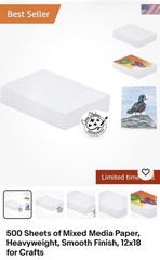 Pacon UCreate Mixed Media Art Paper 500 Sheets 12×18″