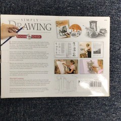 Simply Drawing Book & DVD New Old Stock In Box Artist Guide Landscape, Animals