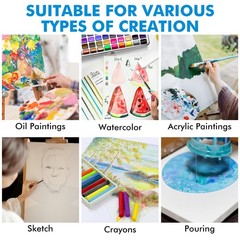 Canvas for Painting, 14 Pcs Muti Pack Stretched Painting Canvas, Blank Paint …
