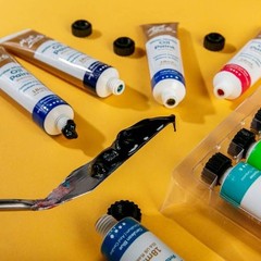MPOW3618 Water-Soluble Oil Paint, Diluted with Water, 1.2 x 0.6 fl oz (36 Col…