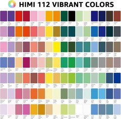 HIMI Gouache Paint Set, 112 Colors x 12g Twin Jelly Cup Design with Portable Cas