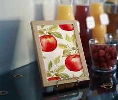 Fruit Scrapbook Paper Pad, 24 Sheets 6 x6 Inch Red Patterned Designed