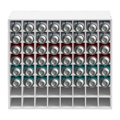 Paint Organizer Storage Rack, Wall-mounted Paints Holder, Paint Bottle Organizer