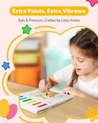 3 Pack Paint with Water Coloring Books for Toddlers, Mess Free Watercolor Pai…