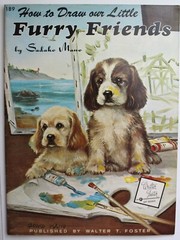Walter T Foster Vintage How to Draw little FURRY FRIENDS Book FREE SHIPPING!