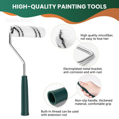 Microfiber Paint Roller 4 Inch, 4 inch paint roller 40 pack