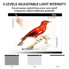 A2 LED Light Pad for Diamond Art Painting Light Board with 3 Brightness