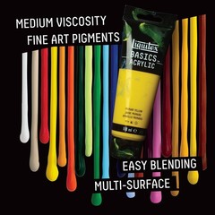 BASICS Acrylic Paint – 8.5 oz Titanium White Tube for Artists – Fade Resistant
