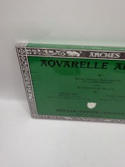Aqvarelle Arches Watercolor Paper Block Cold Press 7×10 20 Sheets Cotton New