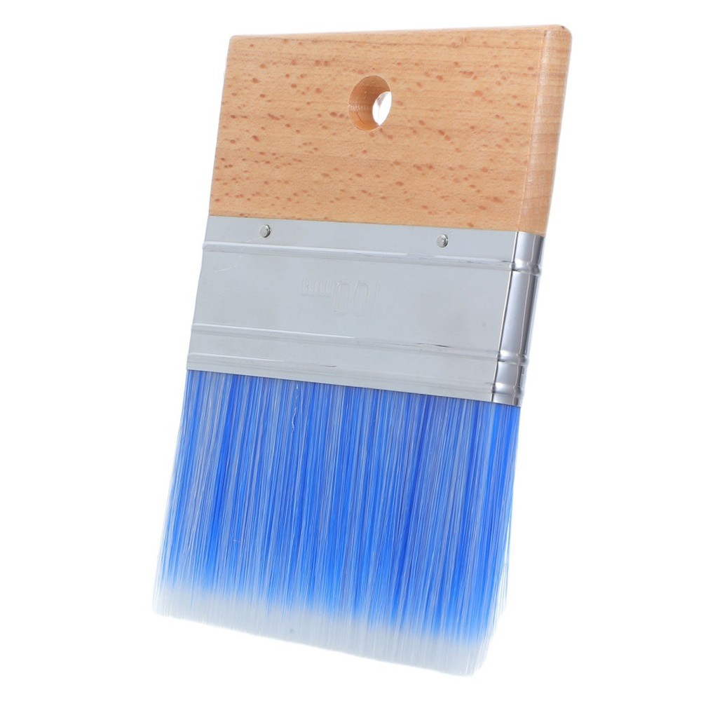 Small Paint Brush Tools, Flat Bristle Paintbrushes with Wooden Handle for Edge