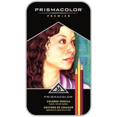 Prismacolor Premier Colored Pencils – Metal Tin Gift Set – 36 Color Set