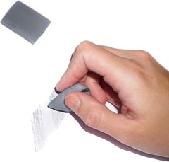 6 Gray Kneaded Erasers – Lightweight & Versatile for Artful Creations
