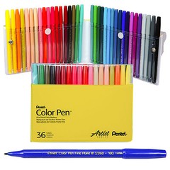 Pentel Arts Color Pens 36 Color Set S360-36