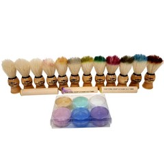 Judikins Color Duster Mop Brush Lot Assorted Stencil Daubers Artist Pigments