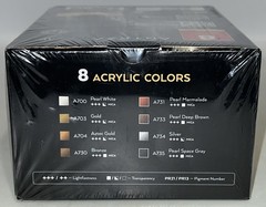 Arteza Acrylic Paint, Set of 8 Precious Metals Colors 4.06oz Tubes – New