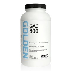 Golden Acryl Med 32 Oz Gac-800 Acrylic White 32 Fl (Pack of 1),