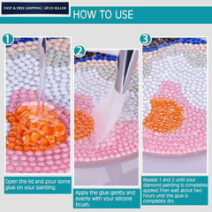 Large Diamond Painting Sealer, Topwey 250ML Art Glue x 1, Clear