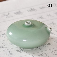 Porcelain Water Dropper Container for Calligraphy Painting Ceramic Art Supply.