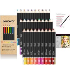 Vibrant 72-Color Pencil Set for Adults – Ideal for Drawing, Sketching & Shading