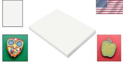High-Quality White Construction Paper – 100 Sheets, 9×12 for School Projects