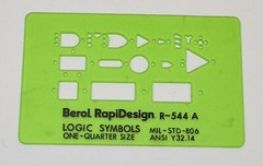 *Lot of 9* Drafting Templates, Rapidesign, Pickett, Jiffy, Etc. *Used*