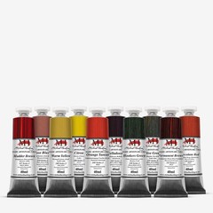 Michael Harding Artist Oil Paint Set Whitechapel 10 x 40ml Tubes