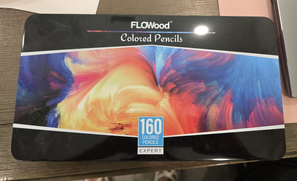 FLOWood Expert Colored Pencil Set, 160 Multicolor Colored Pencils