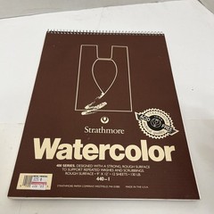 Lot Of 2 Vintage Water Color Pads Strathmore Mead 12 Sheets 15 Sheets