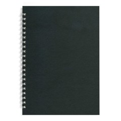 Pink Pig A4 Portrait Sketchbook | White Cartridge, 35 Leaves | Black A4,