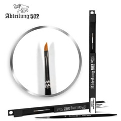 ABTEILUNG 502 MINIATURE HOBBY SYNTHETIC PAINT BRUSH ABT845-4 ANGULAR 4