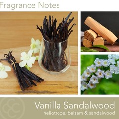Carolina Vanilla Sandalwood Scented Candle, 16 oz 16 oz,
