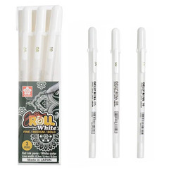 1/3PCS Gelly Roll Gel Pens – White Ink for Journal UK