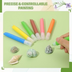10 Pack Suncatcher Paint Pens, Purple Sun Catcher Paint Pens 10ML Each