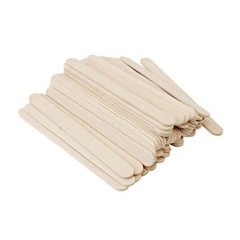 50 Pcs Natural Colored Wood Craft Sticks 9.3 x 1 x 0.2 cm For Crafts