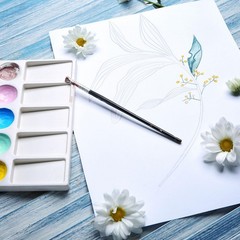 30 PCS 16K 10.41×7.4 Inch Watercolor Paper 140LB/300GSM Cold Press White