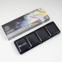 Winsor Newton Professional Watercolour Complete Travel Tin – 24 Half Pans 190553