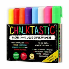 Chalktastic Chalkboard Markers for Kids Set of 8 Washable Erasable Chalk Ink …