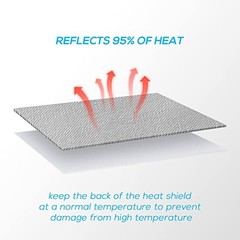 Starter Heat Shield Barrier Cover 7″x 24″ – Insulation High 7×24 inch