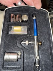 Harder & Steenbeck Grafo Airbrush Set 7550 w/ Case Color Cup Parts