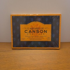 Canson L’aquarelle Heritage Cold Pressed Watercolor Wet Media Block 7.1×10.2 in.