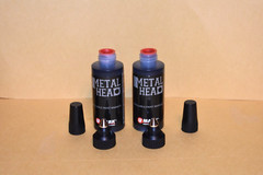 2 Black Metal Head 4mm Paint Marker 2Oz Crafts Metal Wood Marking Auto Salvage +