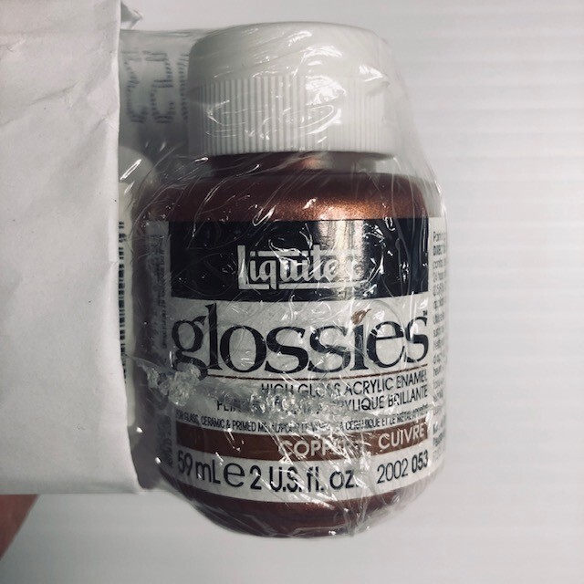 Discontinued Liquitex COPPER Glossies Paint 2-oz jar – High Gloss Enamel