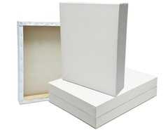 2-1/2″ Extra Fine Cotton Artist Stretched Canvas. Many Sizes USA Made. on SALE