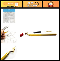 Fine Line Painting Pen 0.5mm Brass Tips, Fluid Writer Paint Applicator, Drawing