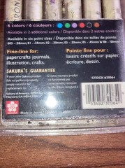 Pigma Micron Pens 6pk