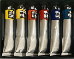 NEW DICK BLICK STUDIO OIL COLR 12 TUBE BASIC SET ~ .74 OZ EACH MADE IN ENGLAND